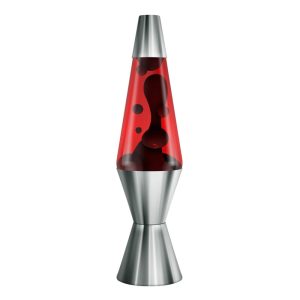 14.5″ Lava Lamp Chrome Plated Crimson