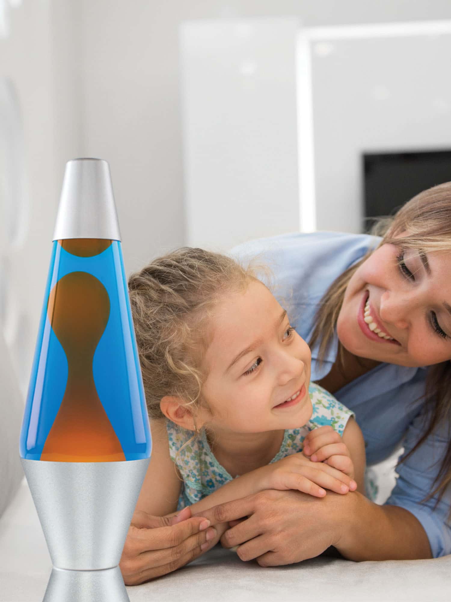 14.5” LAVA Lamp – Orange/Blue/Silver - Image 4