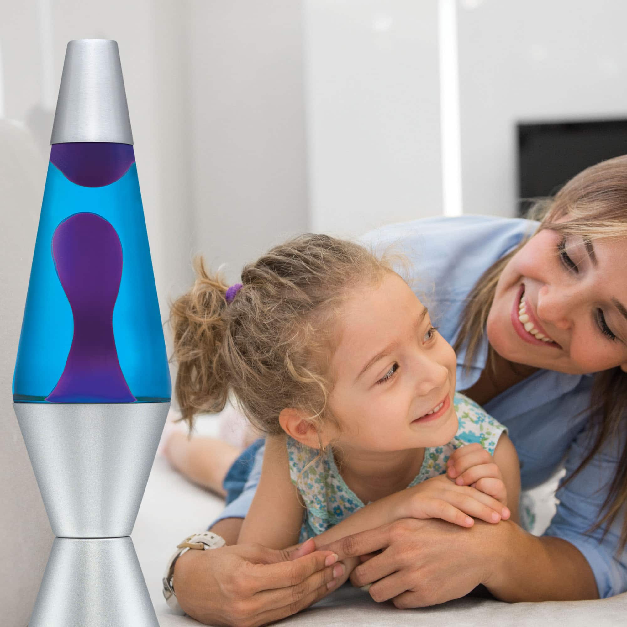 14.5″ LAVA Lamp – Purple/Blue/Silver - Image 2