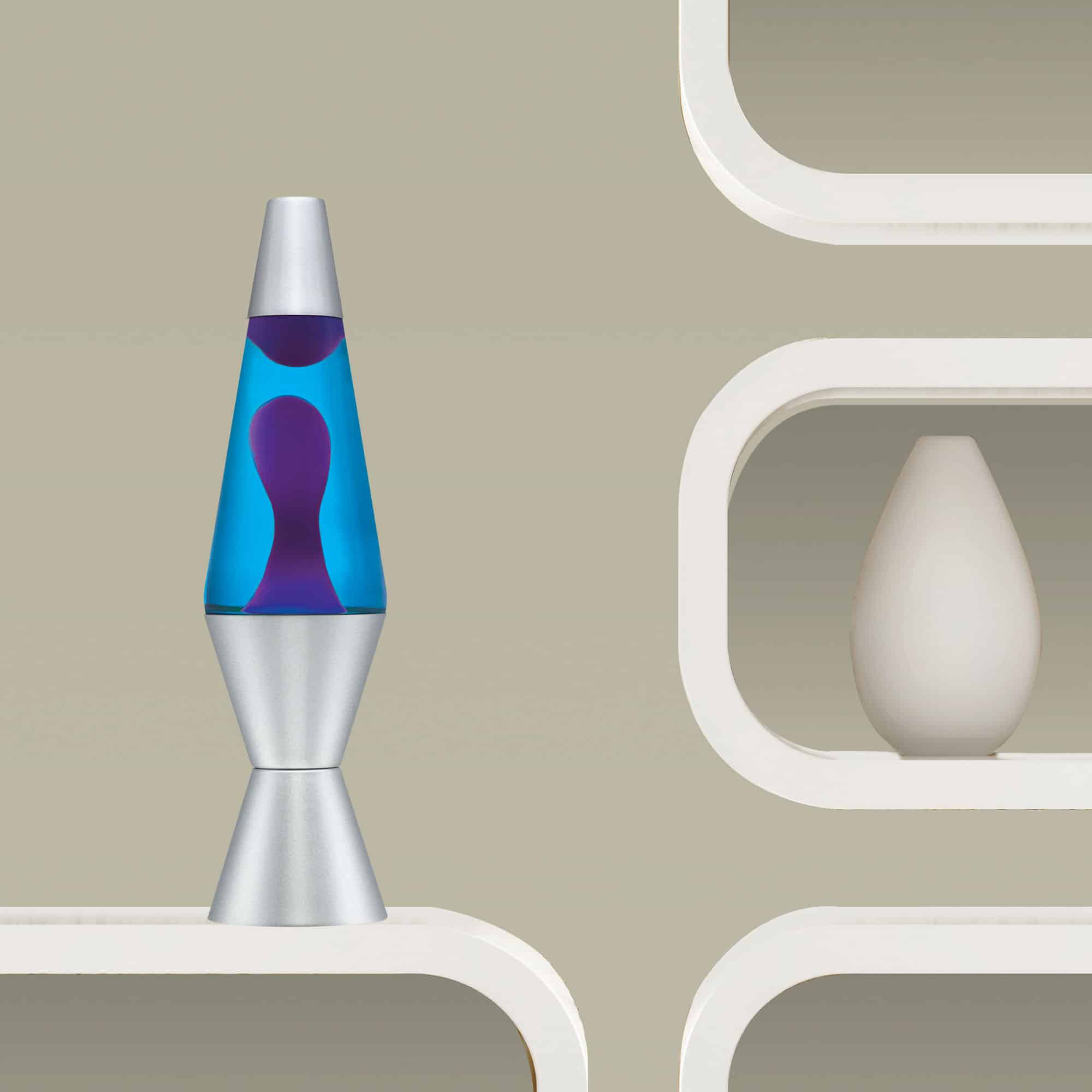 14.5″ LAVA Lamp – Purple/Blue/Silver - Image 4
