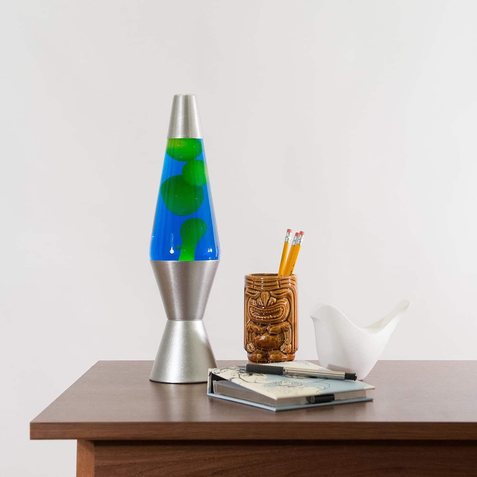 14.5” LAVA Lamp – Yellow/Blue/Silver - Image 3