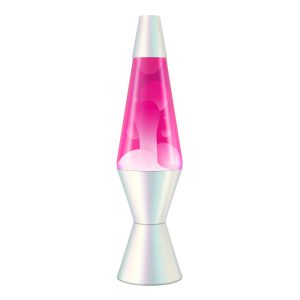 14.5″ Lava Lamp Opalescent Pearl