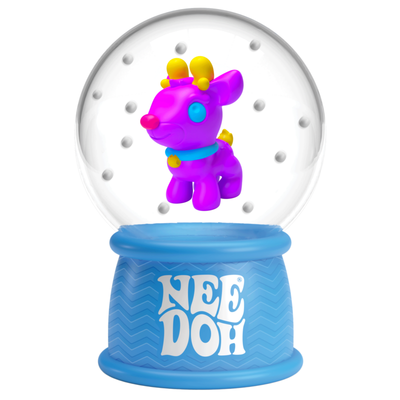 NeeDoh Squish N Flow Snow Globe - Image 5