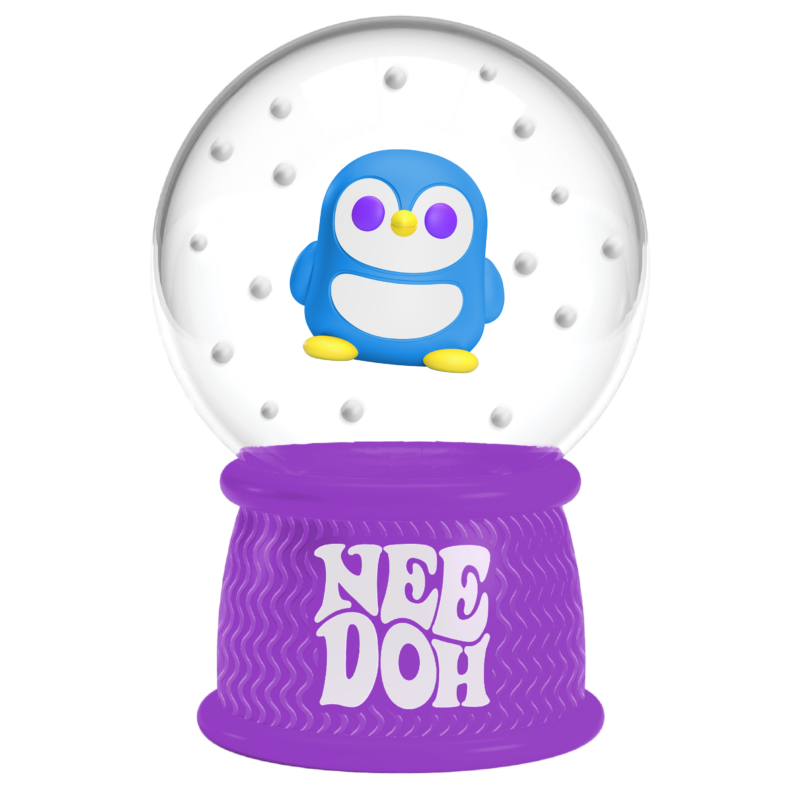 NeeDoh Squish N Flow Snow Globe - Image 4