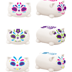 NeeDoh Sugar Skull Cats