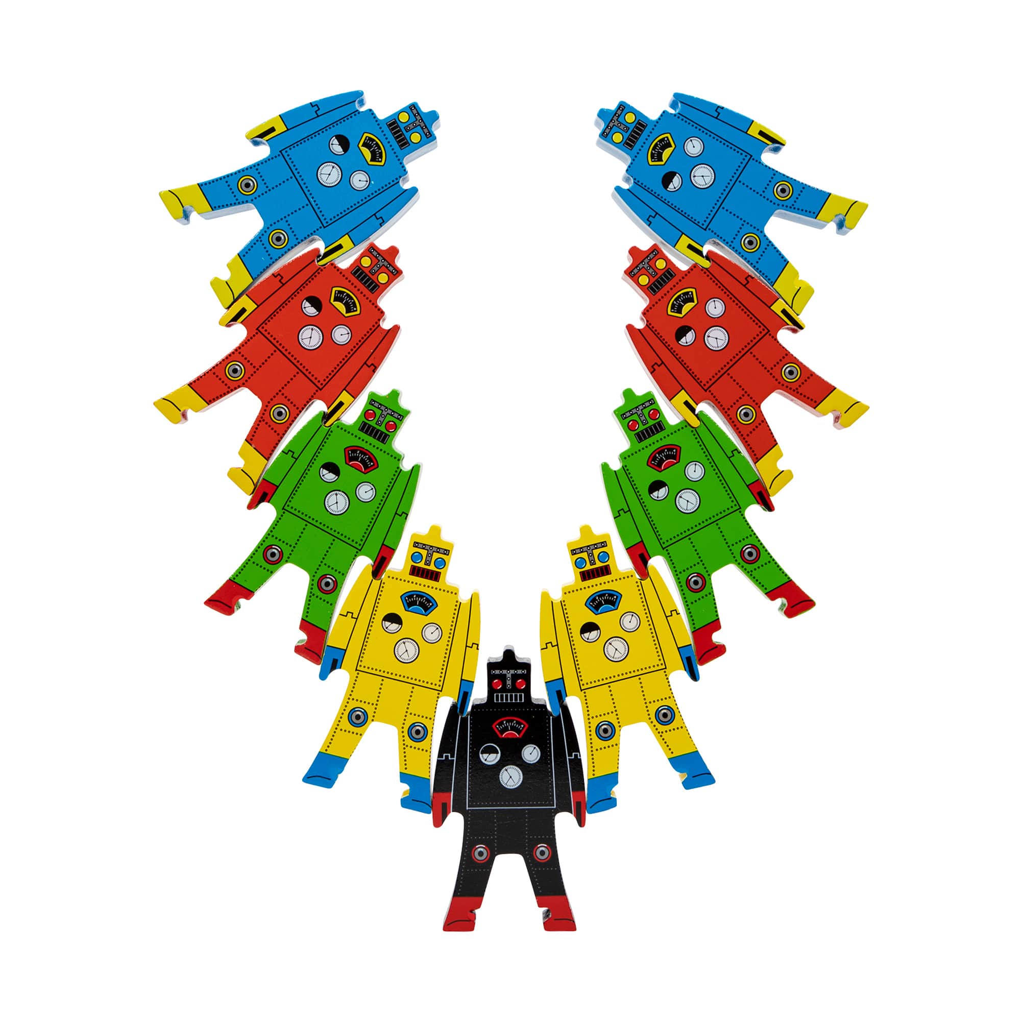 Wooden Stacking Robots - Image 2